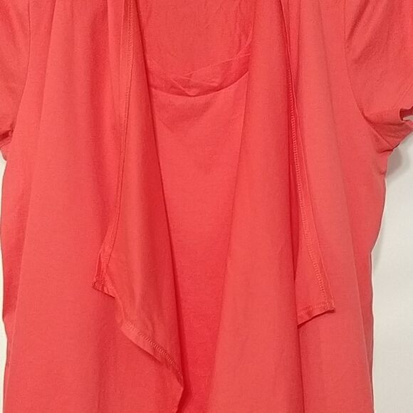 6 by six shirt cardigan attached waterfall - Picture 5 of 5